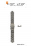 Bracelet de montre Hamilton H705950 / H605705107 Acier 20mm