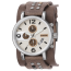 Bracelet de montre Fossil JR1149 Cuir Brun 22mm