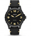 Bracelet de montre Fossil JR1447 Cuir Noir 22mm