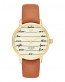 Kate Spade New York bracelet de montre KSW1237 / METRO Cuir Brun