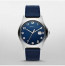 Bracelet de montre Marc by Marc Jacobs MJ8670 Cuir Bleu 22mm