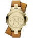 Bracelet de montre Michael Kors MK2261 Cuir Brun 18mm