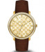 Bracelet de montre Michael Kors MK2632 Cuir Brun 20mm
