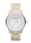 Bracelet de montre Michael Kors MK5625 Plastique Beige 18mm