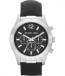 Bracelet de montre Michael Kors MK8215 Cuir Noir 24mm