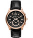 Bracelet de montre Michael Kors MK8460 Cuir Noir 22mm