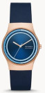 Bracelet de montre Skagen SKW3021 Cuir Bleu 18mm