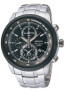 Bracelet de montre Seiko 7T62-0HL0 / SNAB51P1 / SNAB51J1 Acier 24mm