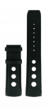 Bracelet de montre Tissot T044614 / T610029672 Cuir Noir 22mm