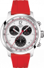 Bracelet de montre Tissot PRC200 / T1144171703701A / T603045012 Caoutchouc Rouge 20mm