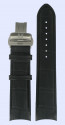 Bracelet de montre Tissot T0354281605100A / T600041201 Cuir Noir 22mm