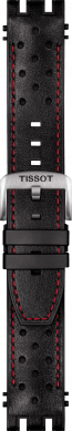 Bracelet de montre Tissot T1154272705700 / T603045025 Caoutchouc Noir