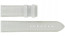 Bracelet de montre Tissot T41645383A / T41.6.453.83 Cuir Blanc 19mm