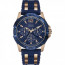 Guess bracelet de montre W0366G4 Silicone Bleu 24mm
