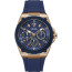 Bracelet de montre Guess W1049G2 / Legacy Caoutchouc Bleu 27mm