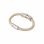 Armani bracelet de montre AR-5560 Cuir Blanc creme 8mm 