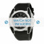 Breil bracelet de montre BW0381 / BW0377 / SNAD23P2 / F260053202 / BW0376 / BW0378 / BW0379 Caoutchouc Noir 28mm