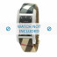 Burberry bracelet de montre BU1059 / BU1076 Cuir Blanc crème / Beige 18mm