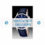 Candino bracelet de montre C4517-3 Cuir Bleu + coutures  bleues
