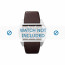 Diesel bracelet de montre DZ4138 Cuir Brun foncé