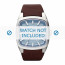Diesel bracelet de montre DZ1527 Cuir Brun