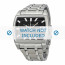 Diesel bracelet de montre DZ1672 Acier inoxydable Argent 30mm