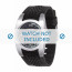 Diesel bracelet de montre DZ4024 / DZ4025 Caoutchouc Noir + coutures défaut