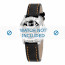 Festina bracelet de montre F16244-C Cuir Noir + coutures oranges