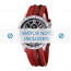 Lotus bracelet de montre 15881/2 Plastique Rouge 22mm