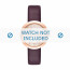 Michael Kors bracelet de montre MK2575 Cuir Pourpre 18mm