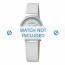 Skagen bracelet de montre 458SSLW Cuir Blanc