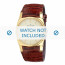 Skagen bracelet de montre 759LGL Cuir croco Cognac 23mm