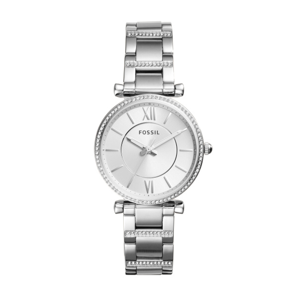 montre fossil grise